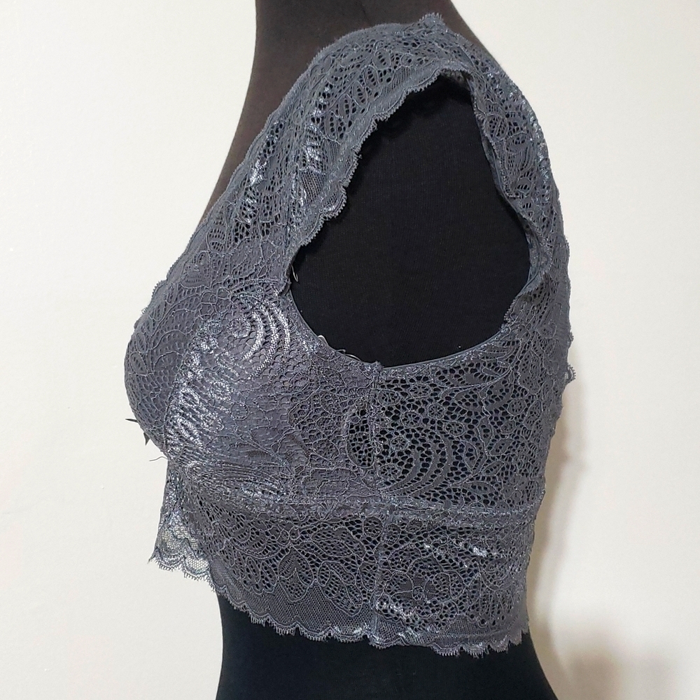 Sophie b. Grey lace bralette - Picture 5 of 11